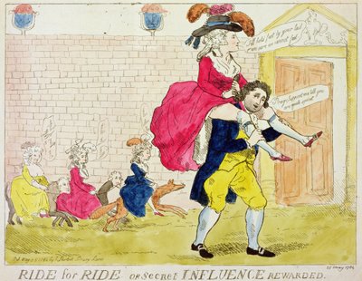 Ride for Ride or Secret Influence Rewarded, 1784 by English School
